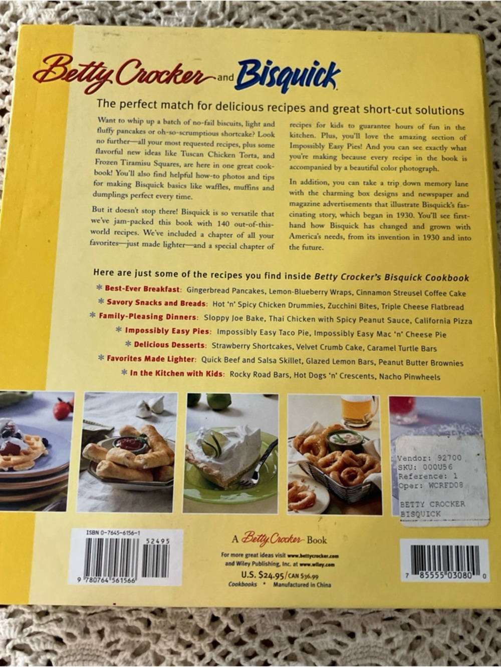 2000 Betty Crocker’s Bisquick Cookbook Recipes Cooking - Picture 3 of 7